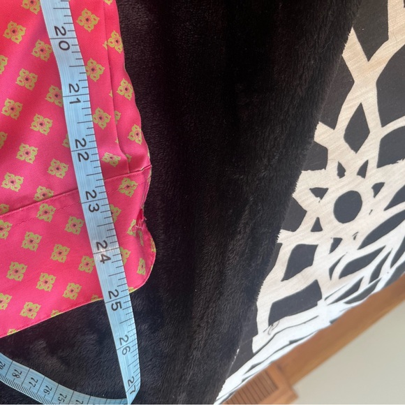 Pink and khaki print blouse from Foxcroft. Size XL. Long sleeve. Wrinkle… - Picture 4 of 9